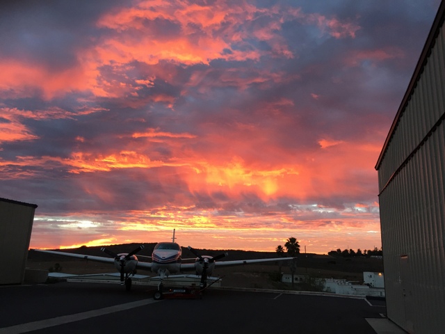 Sunset at the Airpark